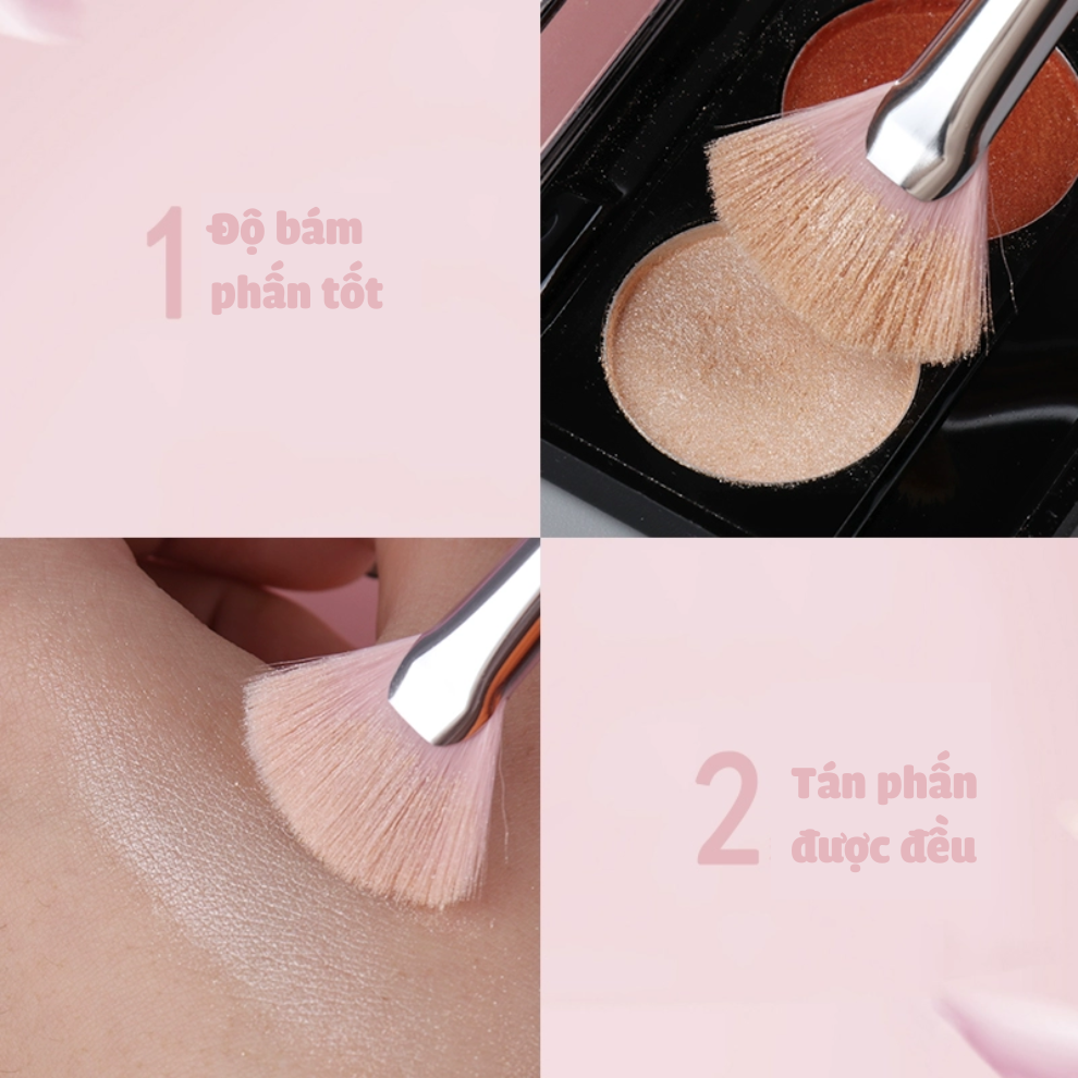 Cọ Highlight Hình Quạt Bắt Sáng COLOURPOP Fan Highlight Brush C208